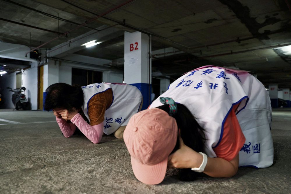 From subway stations to shopping malls, Taiwan prepares its air raid shelters
