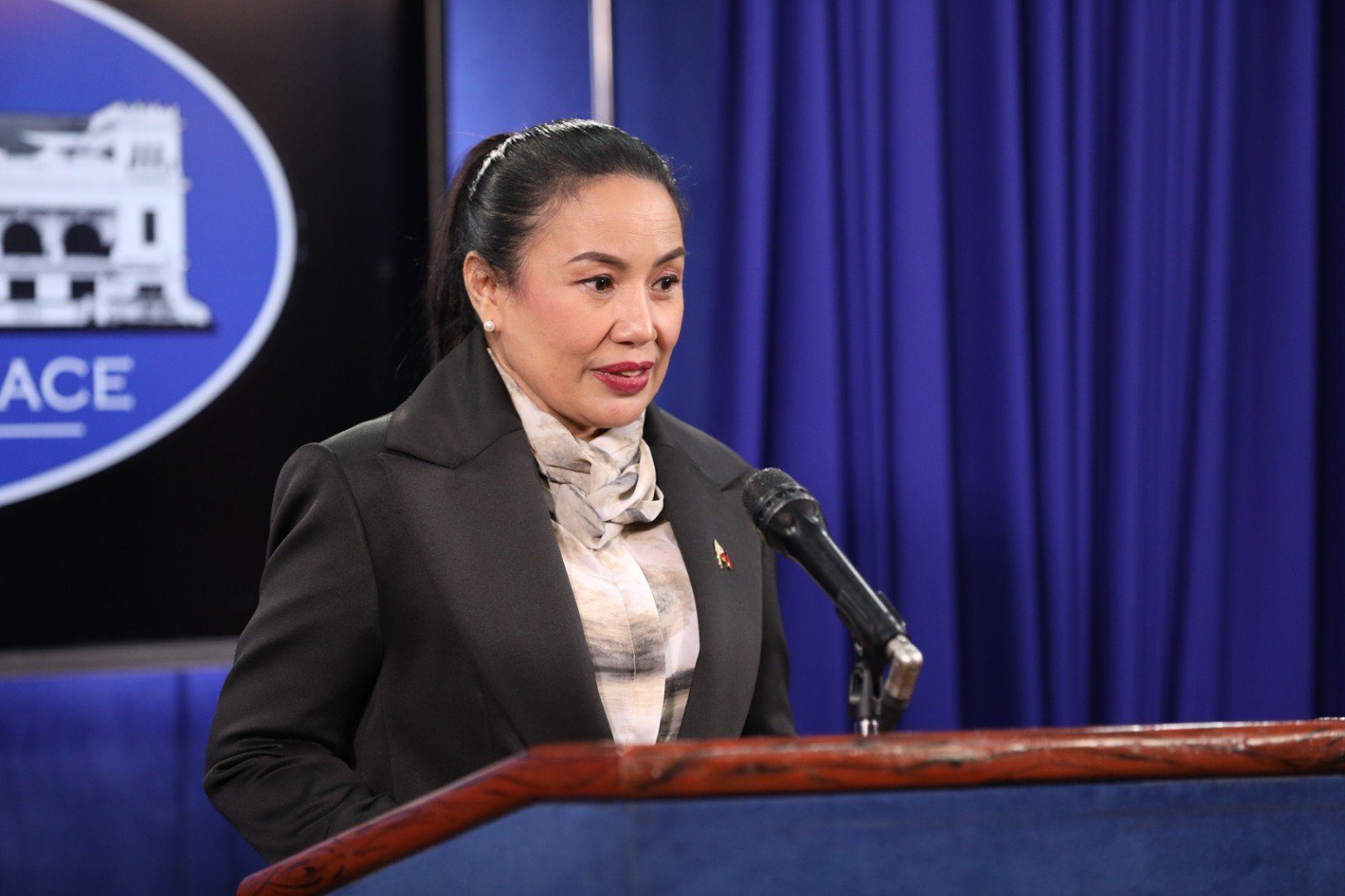 Press Secretary Trixie Angeles is out