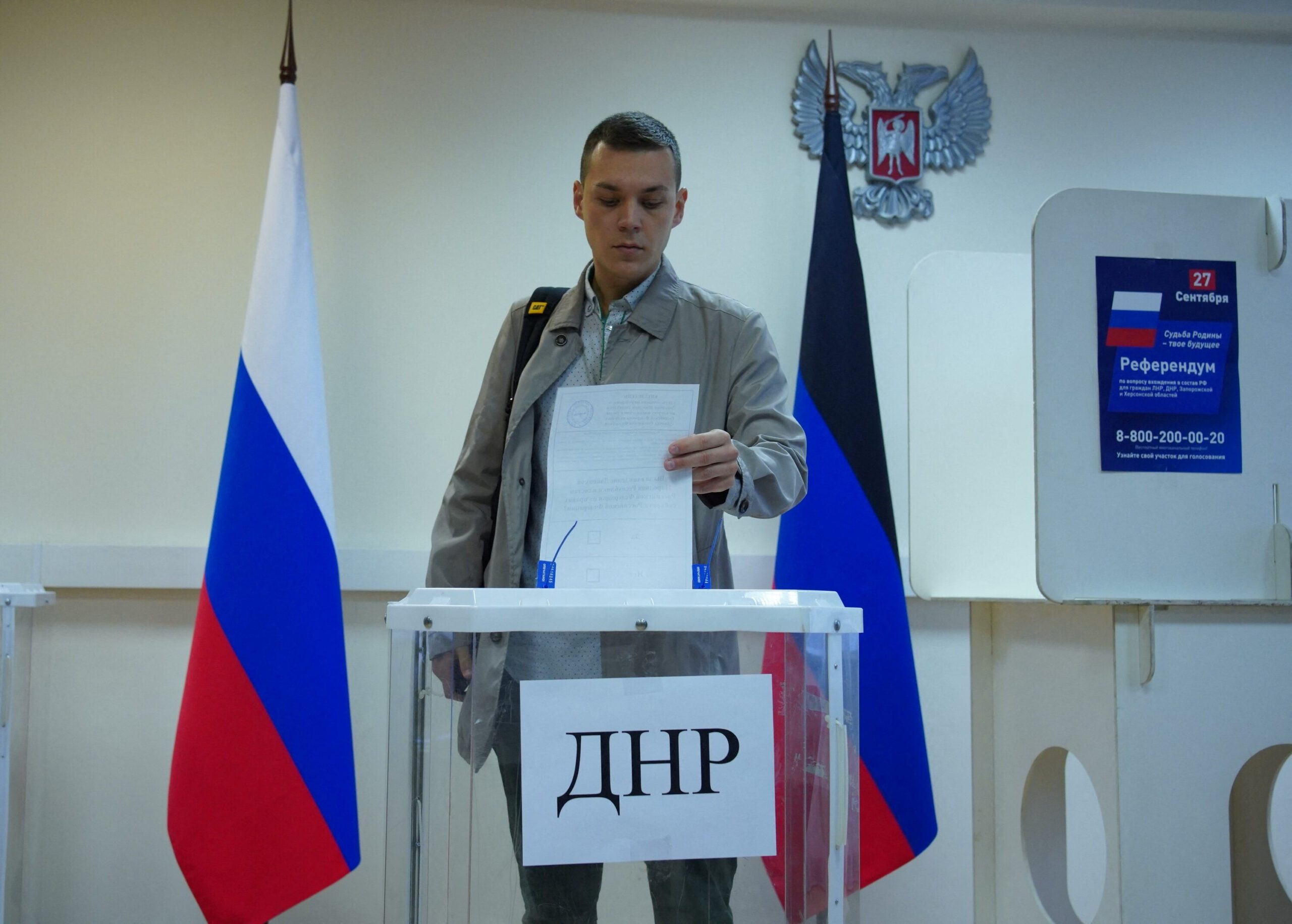 Russia holds votes in occupied parts of Ukraine; Kyiv says residents coerced