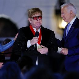 Bidens host Elton John for White House soiree