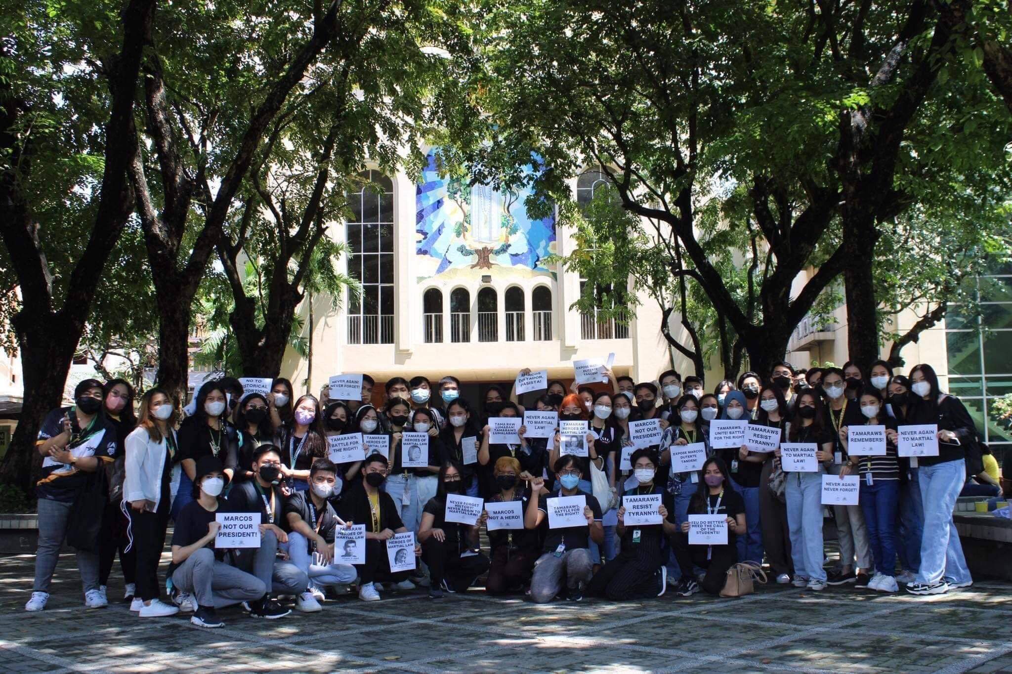 LOOK: Several student groups wear black to remember 50th Martial Law anniversary