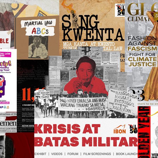 LIST: 50th Martial Law anniversary events, activities