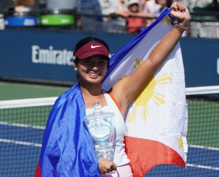 Alex Eala brings Filipino pride to the WTA