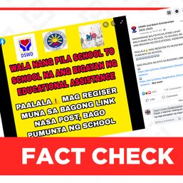 FALSE: Angat Buhay program provided P2.23 daily for 155,000 families