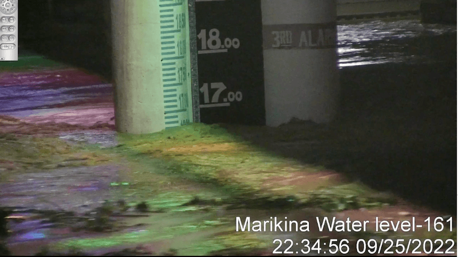 Marikina River reaches 3rd alarm due to Karding