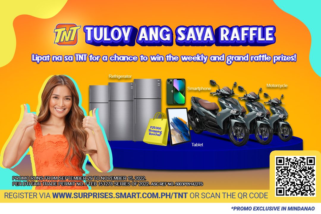 TNT brings its ‘Tuloy ang Saya’ giveaway to Mindanao