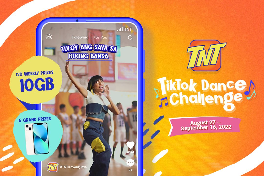 Win an iPhone 13 mini with TNT’s ‘Tuloy Ang Saya’ TikTok dance challenge