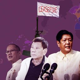Misuari joins Marcos, Ebrahim on stage in a rare display of unity