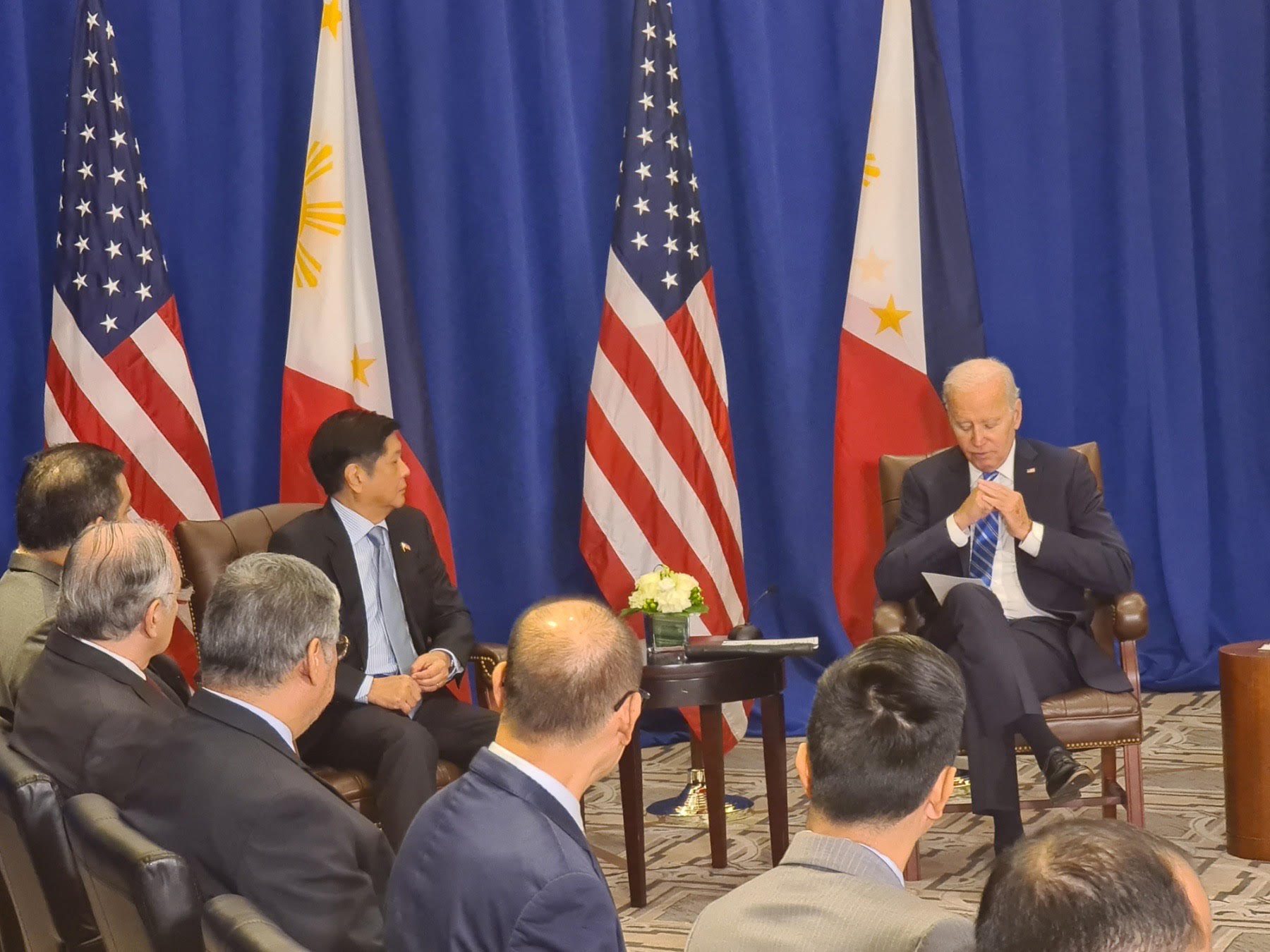 Angeles claims – falsely – that Marcos is Biden’s only bilateral meeting