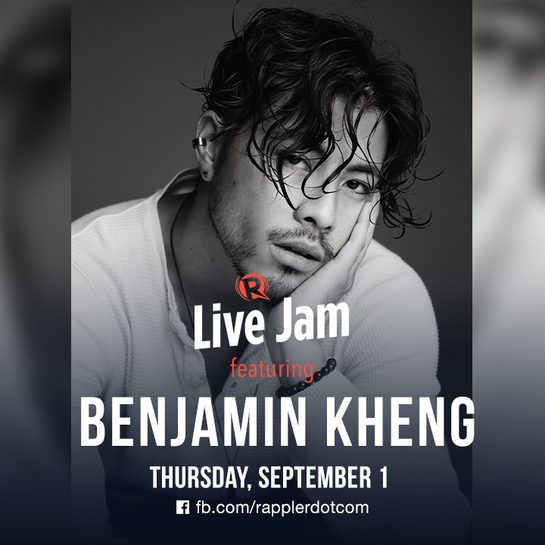[WATCH] Rappler Live Jam: Benjamin Kheng