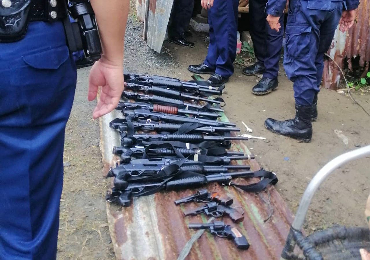 Firearms of security men encamped near Masungi confiscated