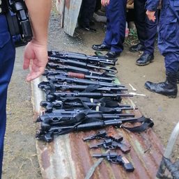 Firearms of security men encamped near Masungi confiscated