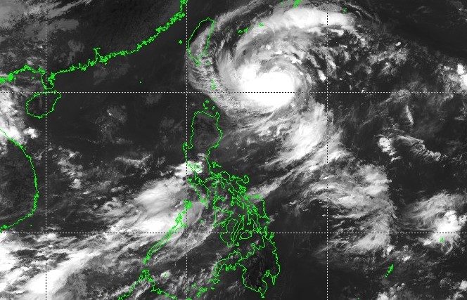 Inday intensifies into typhoon over Philippine Sea