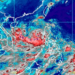 Tropical Depression Florita slightly intensifies over Philippine Sea