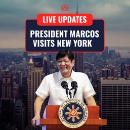 LIVE UPDATES: Marcos visits New York, addresses United Nations