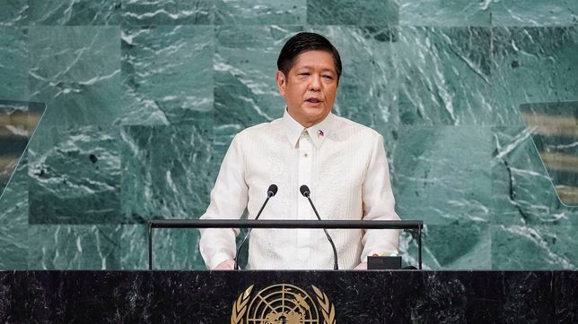 Marcos champions UNCLOS in first UN speech, but leaves out mention of Hague ruling
