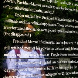 LOOK: Street protests on 50th year of Marcos’ Martial Law