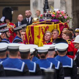 Thousands line streets as Queen Elizabeth’s coffin leaves her home