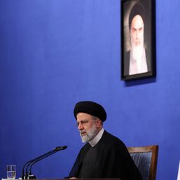 Helicopter carrying Iran’s President Raisi crashes in mountains, official says