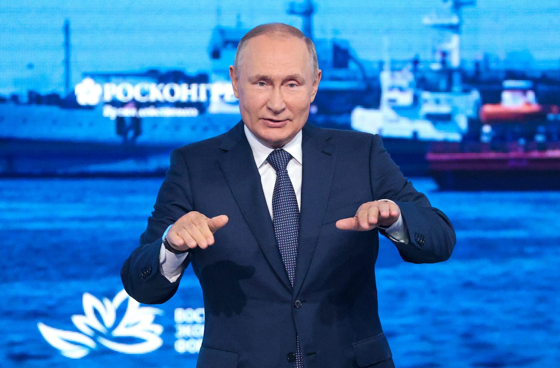 Russia is gaining from conflict in Ukraine, Putin says