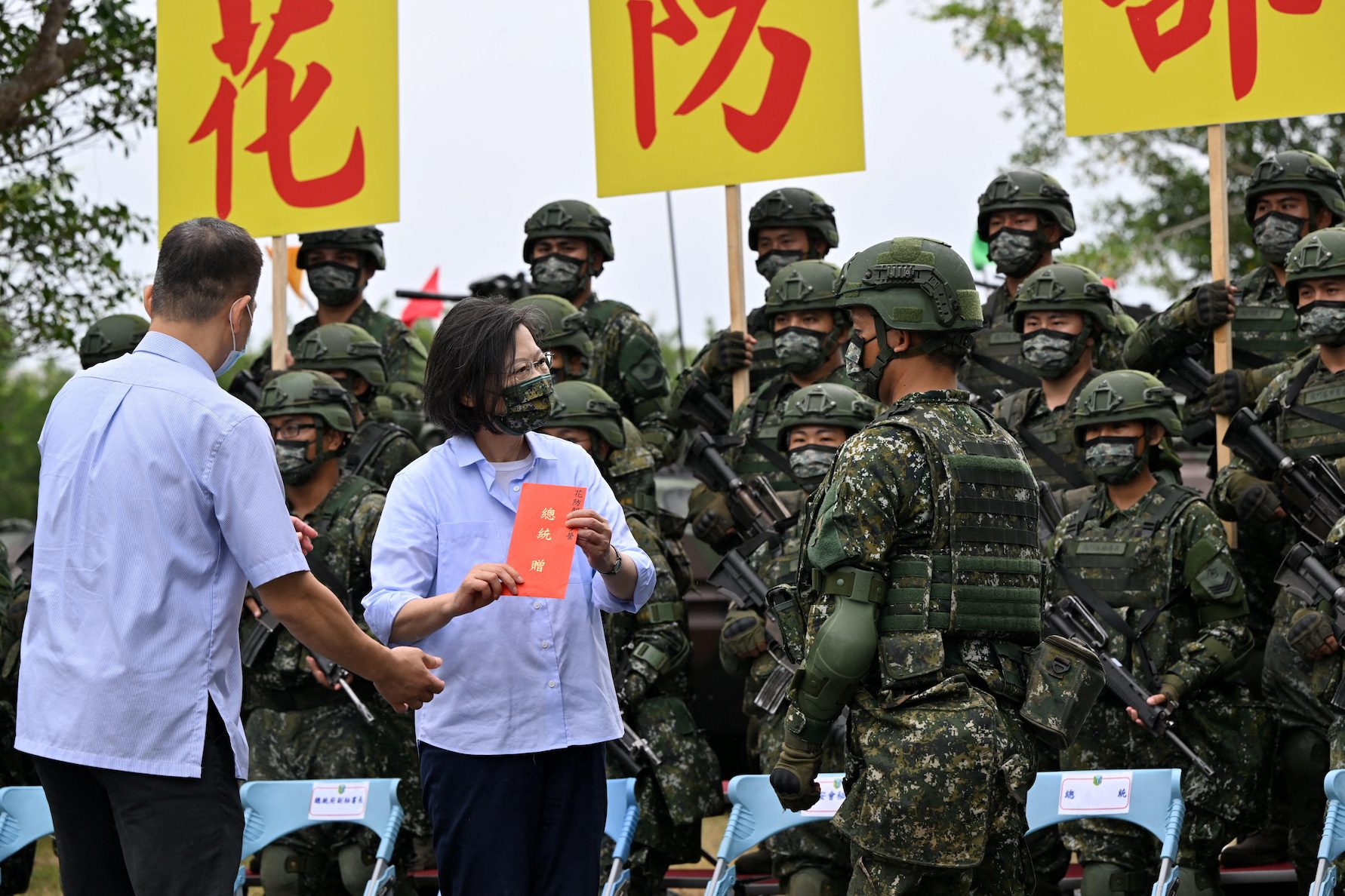 China drills improved Taiwan’s combat abilities, President Tsai says