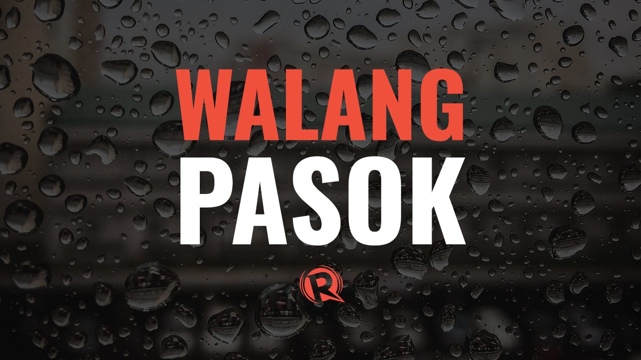 #WalangPasok: Class suspensions, Thursday, October 27, 2022
