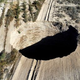 Chile files charges against mining company for giant sinkhole