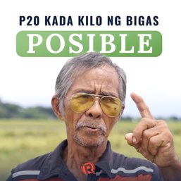 PANOORIN: Posible ang P20 kada kilo ng bigas na pangako ni Bongbong Marcos