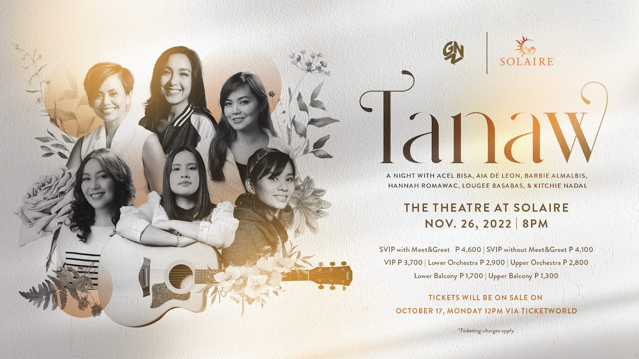 6 Filipina rock icons reunite for ‘Tanaw’ concert