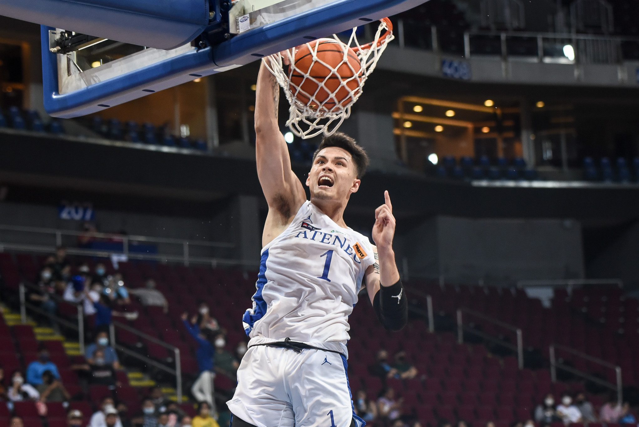 Ateneo bounces back from UP loss, vents ire on Adamson with 21-point rout