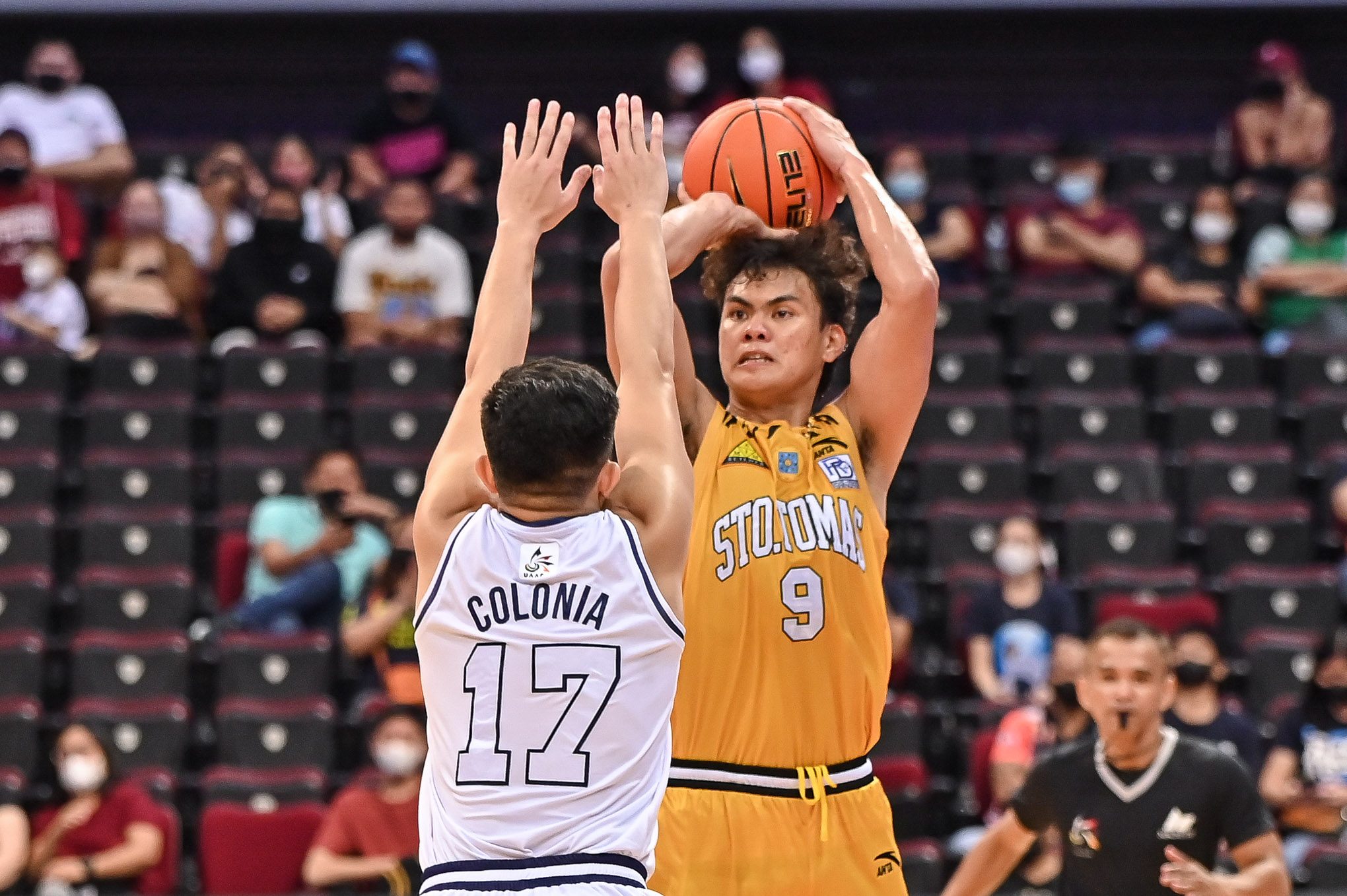 Cabañero explodes for 33 as UST stuns Adamson to open UAAP Season 85