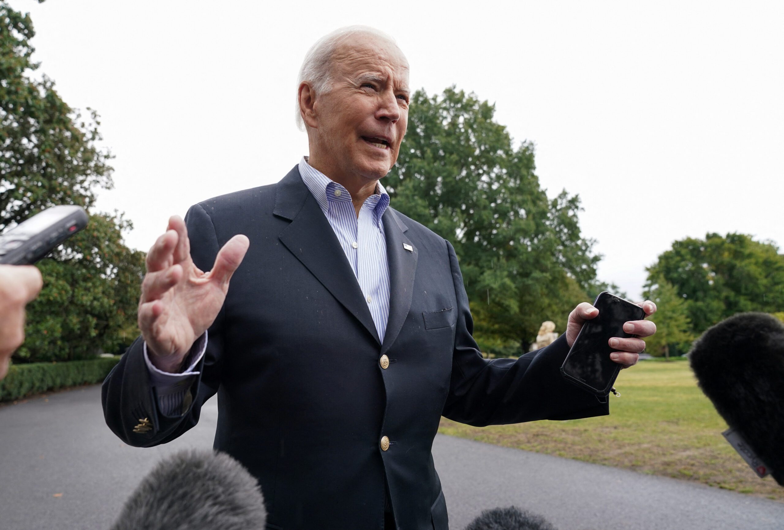 Biden pleased with election turnout, says reflects quality of party’s candidates