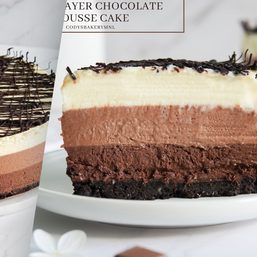 LOOK: This chocolate mousse cake with 3 indulgent layers will make your day