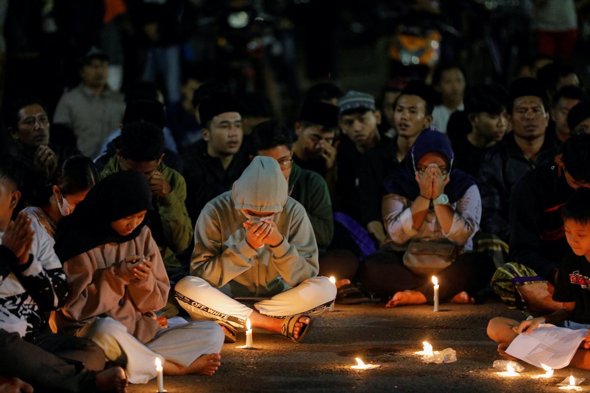 32 children among the dead in Indonesian soccer stampede