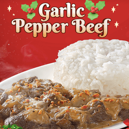 The wait is over! Jollibee’s Garlic Pepper Beef is back for the holidays