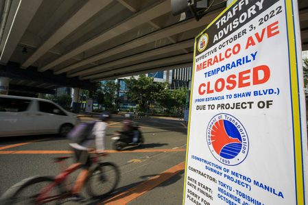 MAPS: Part of Meralco Avenue closed until 2028 for subway construction