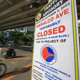 MAPS: Part of Meralco Avenue closed until 2028 for subway construction