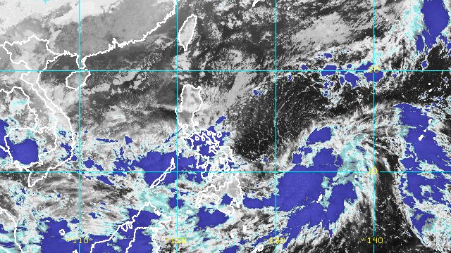 Rain from shear line, trough of Tropical Depression Paeng to persist