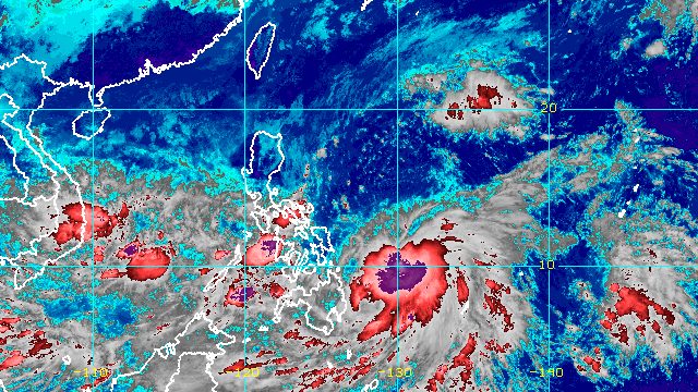 Paeng now a tropical storm, may keep intensifying over Philippine Sea
