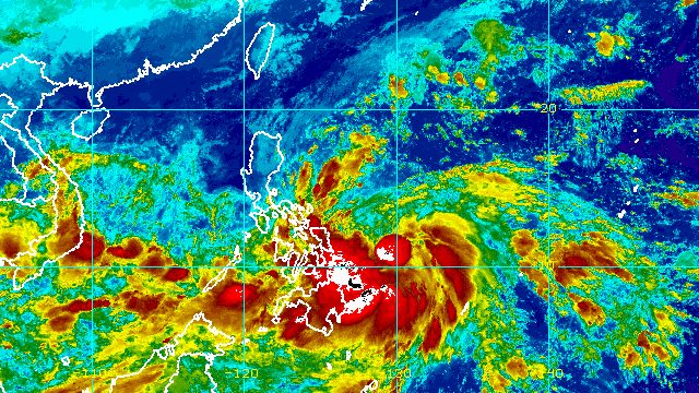 First landfall in Catanduanes now possible for Tropical Storm Paeng
