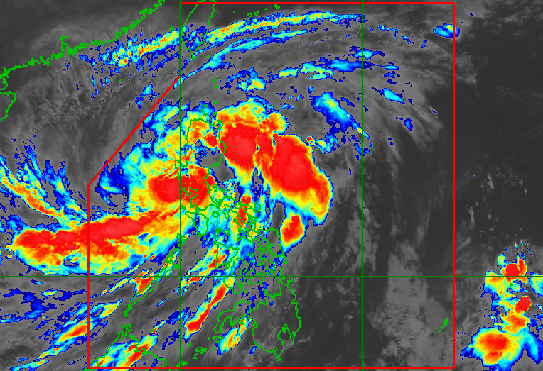 Severe Tropical Storm Paeng passes over Metro Manila-Rizal-Bulacan area