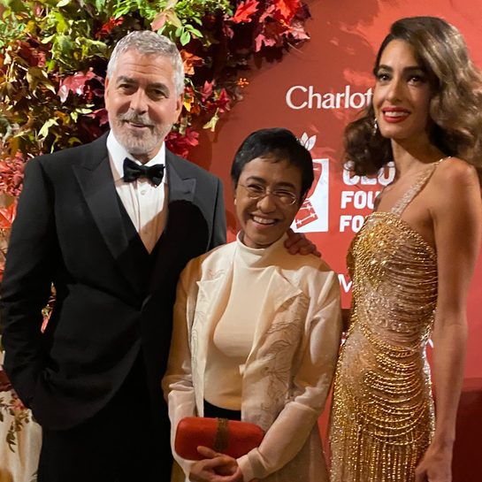WATCH: On ‘The Late Show,’ George Clooney honors Maria Ressa ahead of the Albie Awards