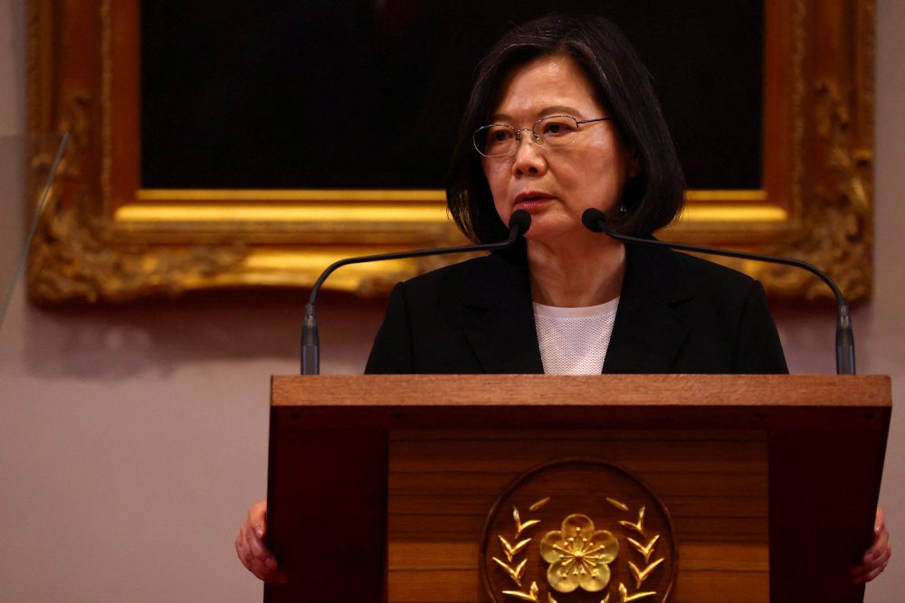 ‘War is not an option,’ Taiwan president says amid China tensions