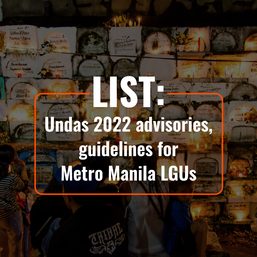 LIST: Undas 2022 advisories, guidelines for Metro Manila LGUs