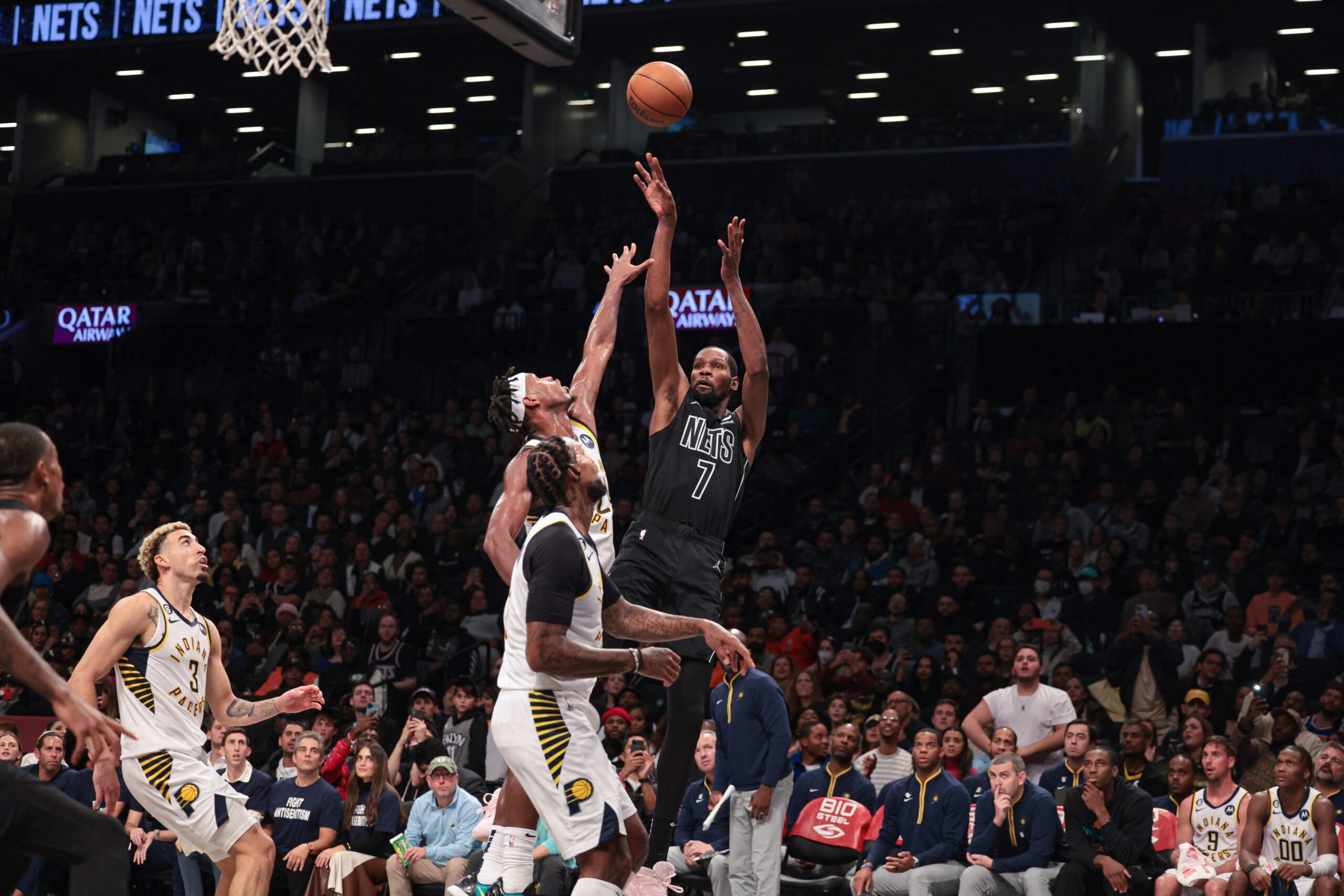 Kevin Durant scores 36 on 15th career anniversary as Nets snap 4-game skid