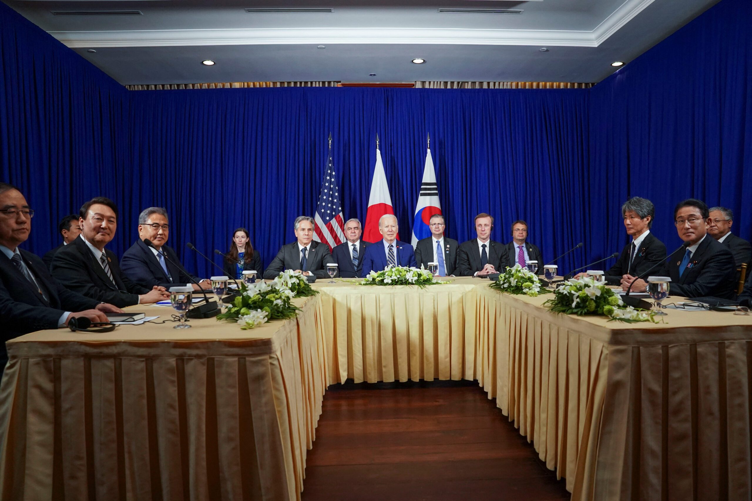 Biden says US, Japan, South Korea ‘more aligned than ever’ on North Korea