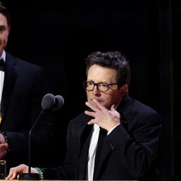 Actor Michael J. Fox accepts honorary Oscar for Parkinson’s advocacy