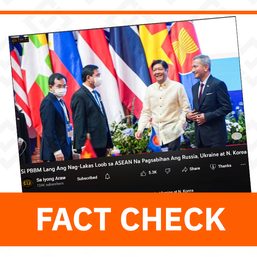 Several ASEAN leaders, not only Marcos, spoke up on Russia-Ukraine war