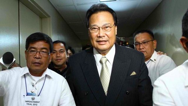 Sandiganbayan dismisses forfeiture case against late chief justice Corona