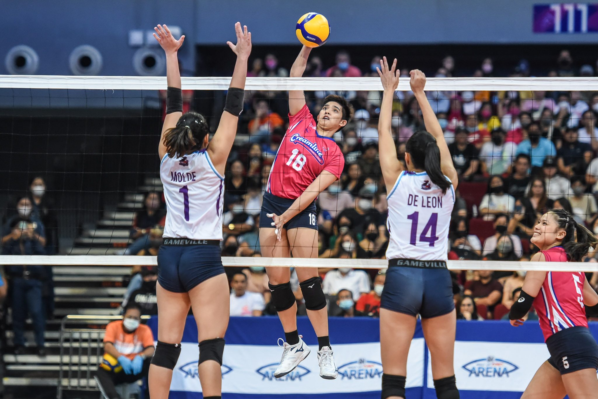 Benched for Creamline import, PVL MVP Tots Carlos answers call with huge game